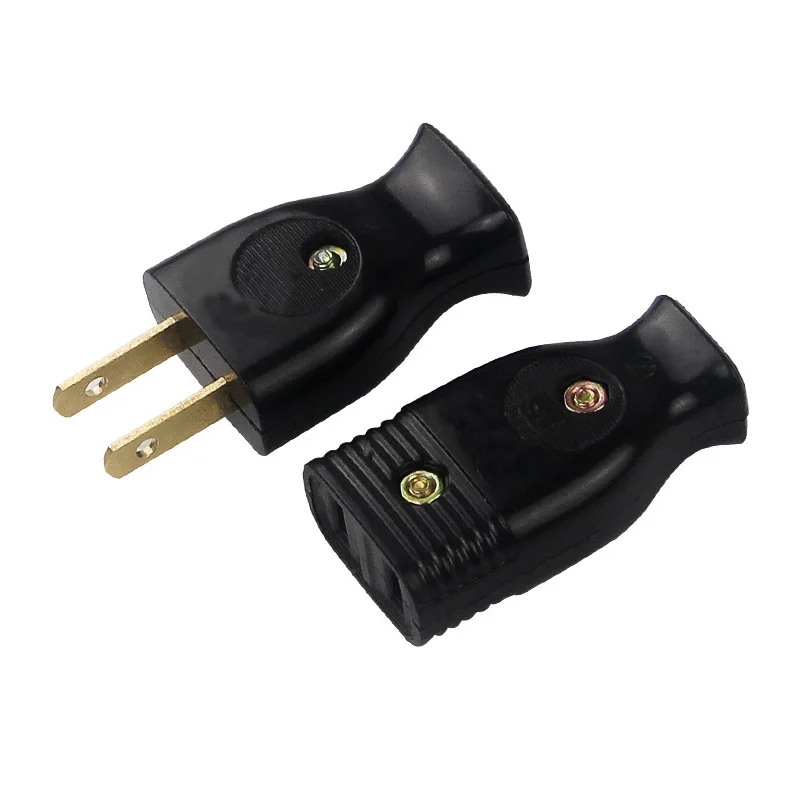 New America 2 Pole 15A Male US Wiring Plug Adapter Female Socket Type A Power Strip Connector Japan Rewirable Cable Convert Plug
New America 2 Pole 15A Male US Wiring Plug Adapter Female Socket Type A Power Strip Connector Japan Rewirable Cable Convert Plug