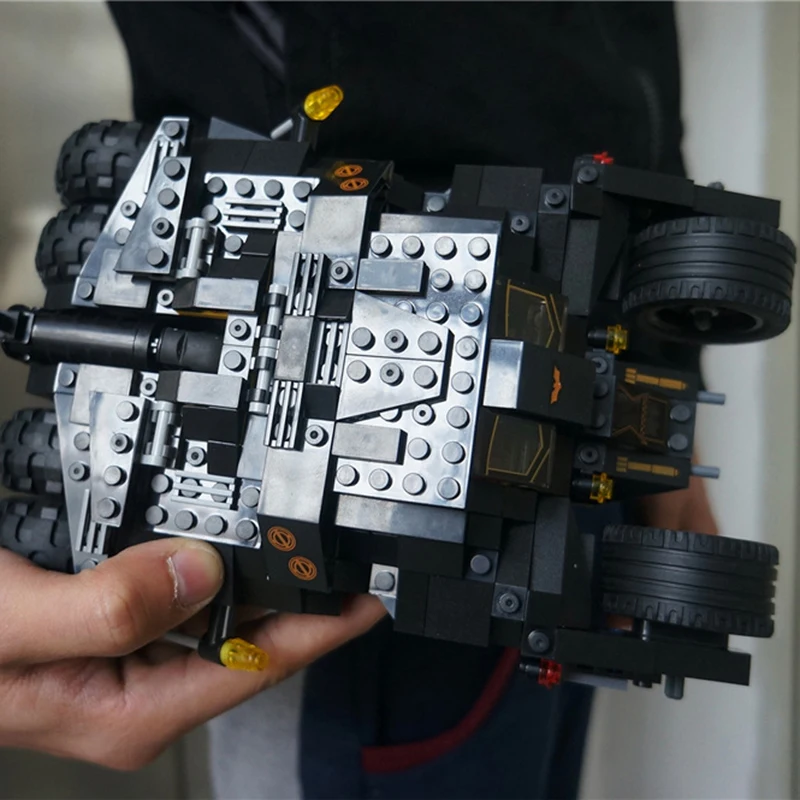 Technical 325pcs Batmobile Vehicle Model Building Blocks Creative Car Tumbler Bricks Set DIY Toys Gifts for Children Kids
Technical 325pcs Batmobile Vehicle Model Building Blocks Creative Car Tumbler Bricks Set DIY Toys Gifts for Children Kids