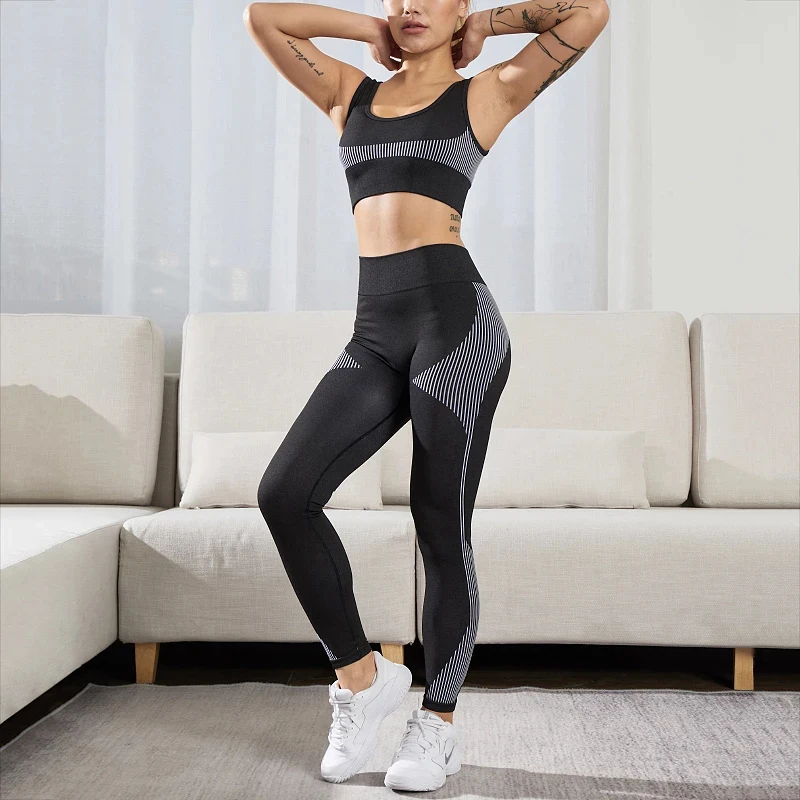 NORMOV Seamless Women Leggings Fitness Striped Printed Ankle Length Skinny Leggins Workout High Waist Push Up Leggings Mujer
NORMOV Seamless Women Leggings Fitness Striped Printed Ankle Length Skinny Leggins Workout High Waist Push Up Leggings Mujer