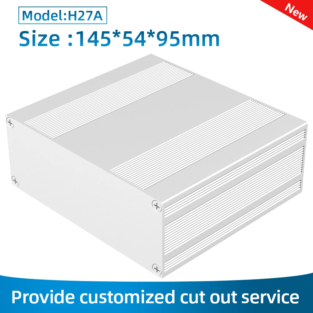 Aluminum Electronics Enclosure Full Size Customization Titanate Motorcycle housing H27 145*54mm
Aluminum Electronics Enclosure Full Size Customization Titanate Motorcycle housing H27 145*54mm