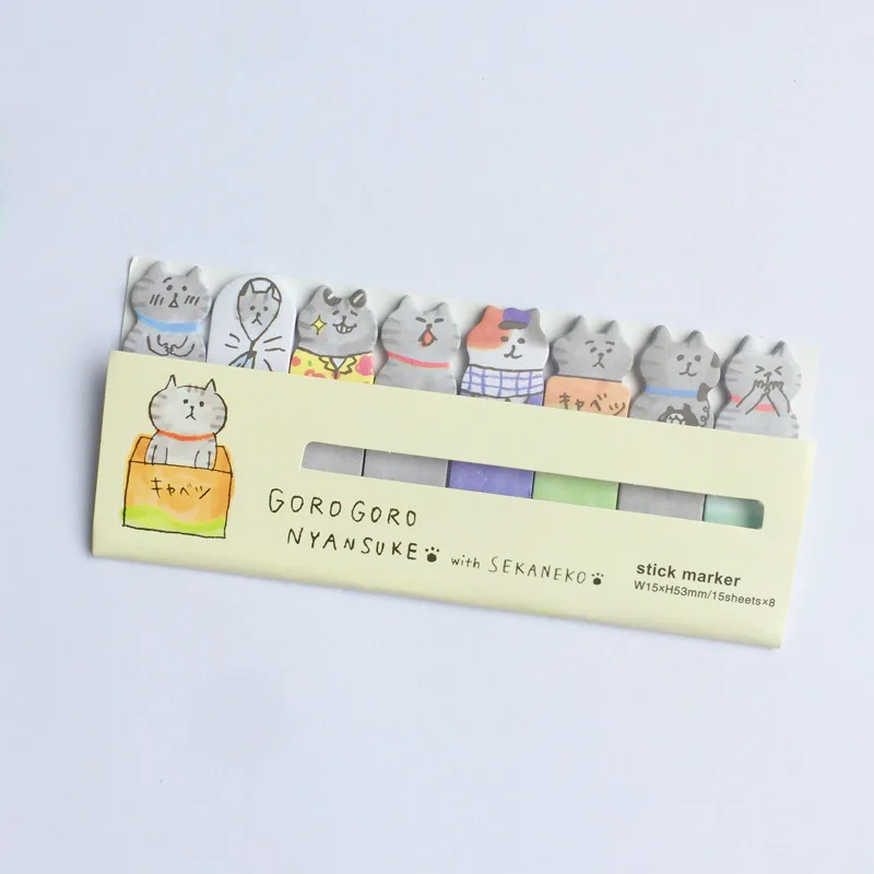 Cute cartoon cats sitting in rows N time stickers Memo pads Message notes Student stationery Office 4 optional
Cute cartoon cats sitting in rows N time stickers Memo pads Message notes Student stationery Office 4 optional