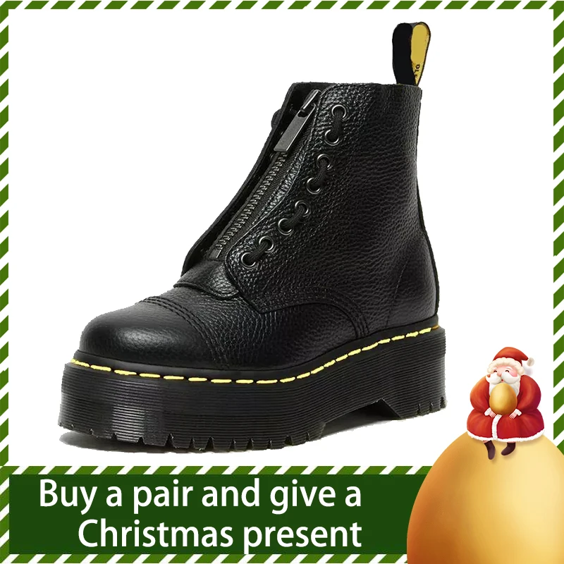 Martens Women's boots SINCLAIR LEATHER Platform Boots pantshoes Fashion trend Punk British Style Motorcycle boots Height Increas
Martens Women's boots SINCLAIR LEATHER Platform Boots pantshoes Fashion trend Punk British Style Motorcycle boots Height Increas