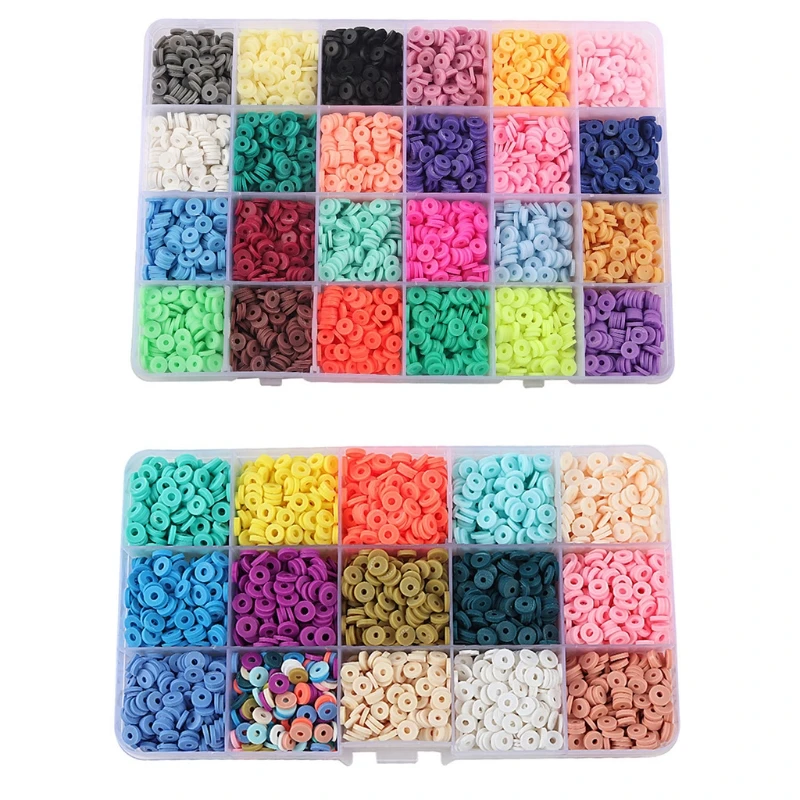 Mixed-Colour Polymer Clay Beads DIY Jewelry Bracelet Earring Necklace Craft Making Supplies Gift for Women Girl
Mixed-Colour Polymer Clay Beads DIY Jewelry Bracelet Earring Necklace Craft Making Supplies Gift for Women Girl