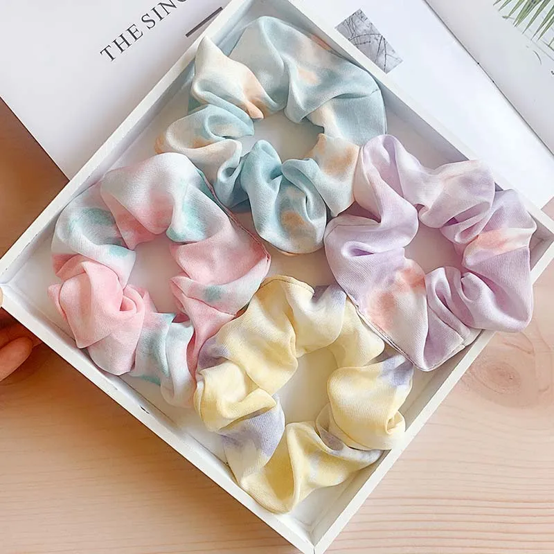 Tie Dye Girls Scrunchie Women Elastic Hair Bands Fashion Hair Ties Rope Vintage Hair Accessories Headband Sweet Print Headwear
Tie Dye Girls Scrunchie Women Elastic Hair Bands Fashion Hair Ties Rope Vintage Hair Accessories Headband Sweet Print Headwear