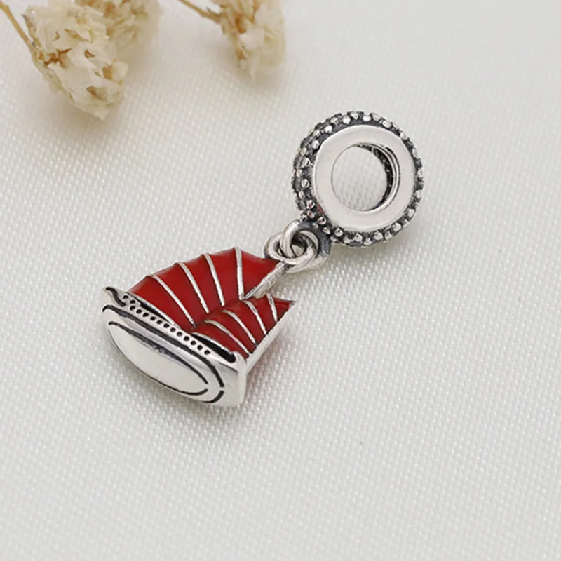 100% 925 Sterling Silver Charm New Chinese Red Sailboat Pendant Fit Pandora Women Bracelet & Necklace Diy Jewelry
100% 925 Sterling Silver Charm New Chinese Red Sailboat Pendant Fit Pandora Women Bracelet & Necklace Diy Jewelry