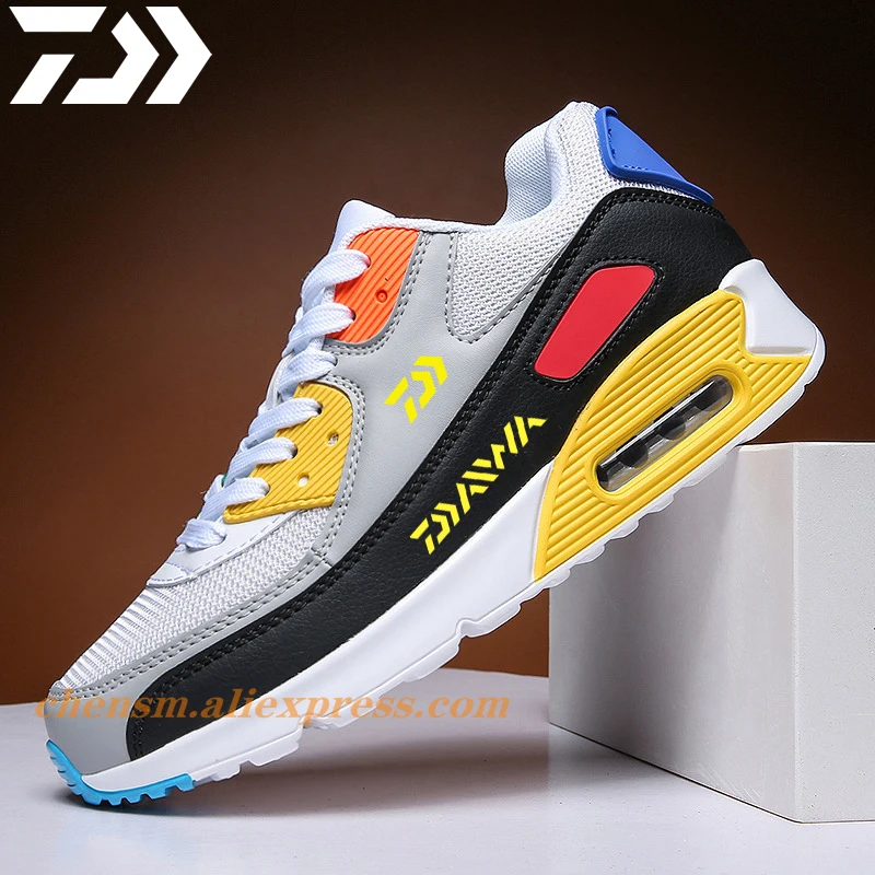 Daiwa Air Cushion Men Fishing Shoes Breathable Outdoor Hiking Comfortable Mesh Sneakers Sweat-absorbent Sports Shoes Size 47
Daiwa Air Cushion Men Fishing Shoes Breathable Outdoor Hiking Comfortable Mesh Sneakers Sweat-absorbent Sports Shoes Size 47