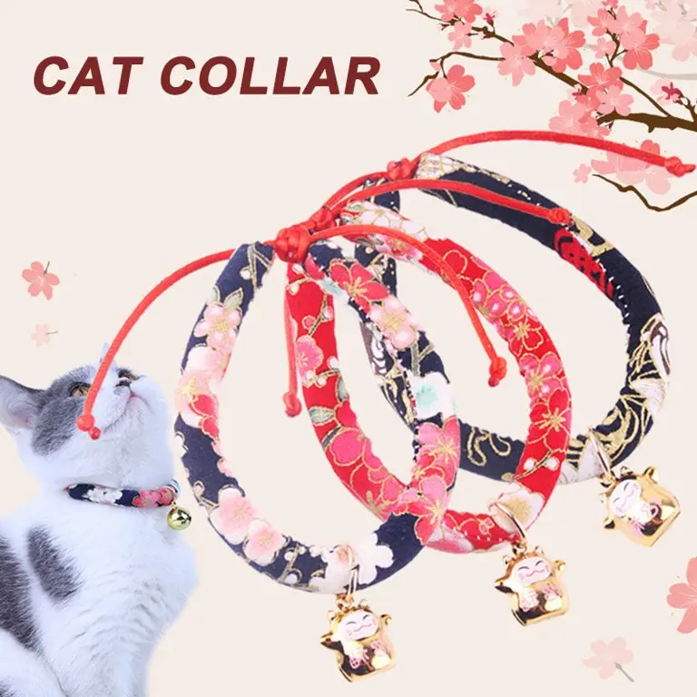 Pet Cat Bell Dog Pet Japanese style simple bell cat collar Adjustable Pets Cats Collars Daisy Flower Pattern With Bell Pet Colla
Pet Cat Bell Dog Pet Japanese style simple bell cat collar Adjustable Pets Cats Collars Daisy Flower Pattern With Bell Pet Colla