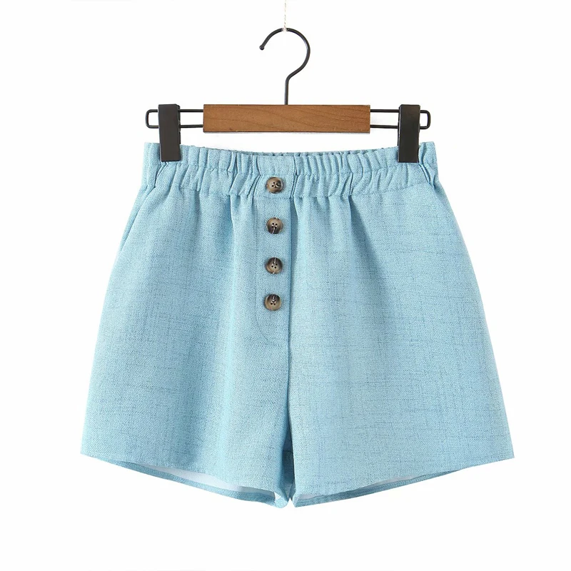 Women Summer Casual Sweet Shorts 2021 Elastic waist Buttons Solid Female Street Fashion Shorts Botton Clothing
Women Summer Casual Sweet Shorts 2021 Elastic waist Buttons Solid Female Street Fashion Shorts Botton Clothing