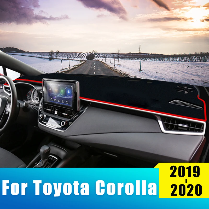Коврики для защиты приборной панели от светильник коврики Toyota Corolla E150 E170 E210 2006 2013