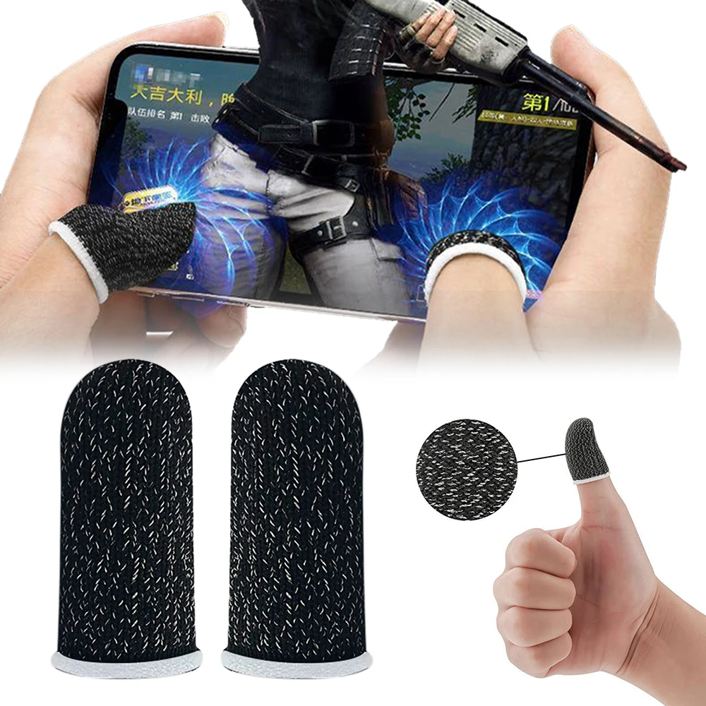 Stiger Gaming Finger Sleeve Touchscreen Finger Sleeve Anti-Sweat Breathable Touchscreen Finger Sleeve for Mobile Phone Games
Stiger Gaming Finger Sleeve Touchscreen Finger Sleeve Anti-Sweat Breathable Touchscreen Finger Sleeve for Mobile Phone Games