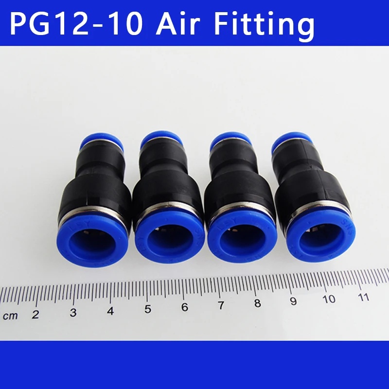High quality 100pcs PG12-10 Unequal Diameter Air Tube Fitting Straight Union,One Touch Push In Pneumatic Fitting Connectors
High quality 100pcs PG12-10 Unequal Diameter Air Tube Fitting Straight Union,One Touch Push In Pneumatic Fitting Connectors