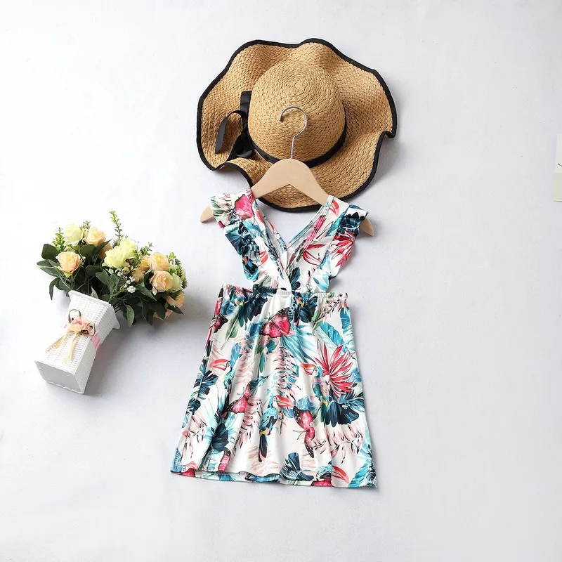 Family Clothing Matching Mom and Daughter Dress Floral Mommy and Daughter Clothes Ruffled V-neck Sleeveless Summer Dress
Family Clothing Matching Mom and Daughter Dress Floral Mommy and Daughter Clothes Ruffled V-neck Sleeveless Summer Dress