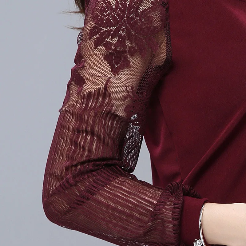 Simple Style Women Spring Autumn Style T Shirts Lady Casual Slim Lace O-Neck Flower Printed Tees Shirt Tops with Pocket DF2064
Simple Style Women Spring Autumn Style T Shirts Lady Casual Slim Lace O-Neck Flower Printed Tees Shirt Tops with Pocket DF2064