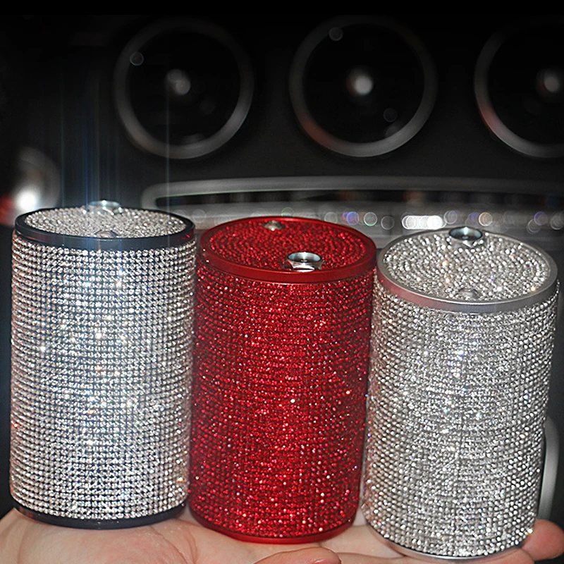 Diamond Car Ashtray Portable Smokeless Can Vehicle Cigarette Holder Smoke Universal Cylinder Holder Car Accessories
Diamond Car Ashtray Portable Smokeless Can Vehicle Cigarette Holder Smoke Universal Cylinder Holder Car Accessories