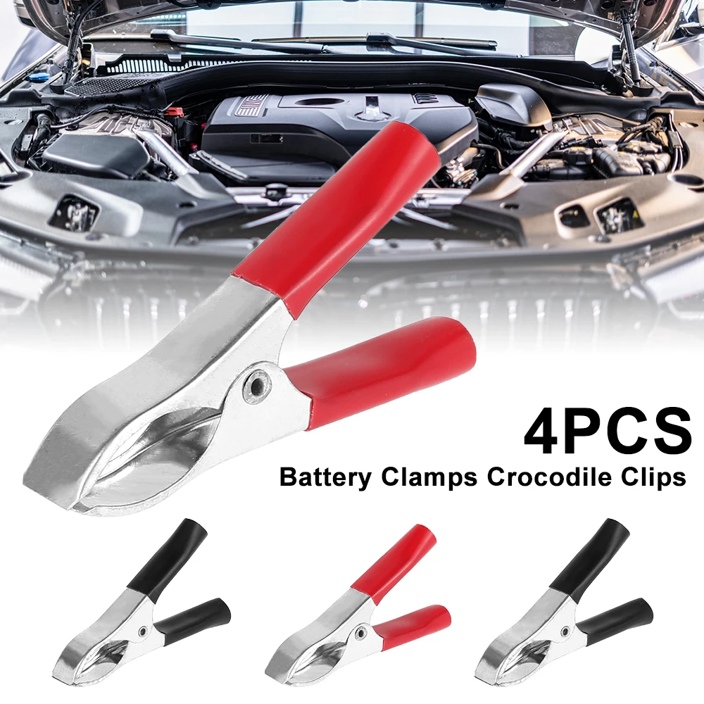 Crocodile Clips Insulated Battery Charger Alligator Clamps Test Lead Electrical Equipment
Crocodile Clips Insulated Battery Charger Alligator Clamps Test Lead Electrical Equipment