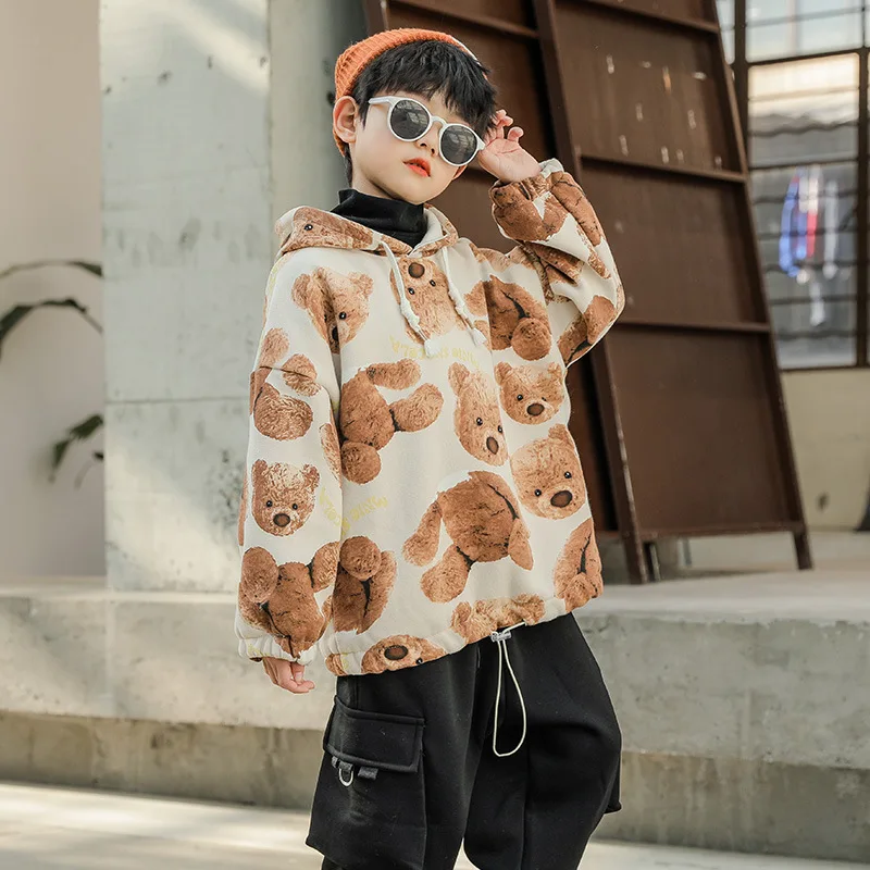 Cute Spring Autumn Tops Boys Sweatshirts Jacket Coat Kids Overcoat Outwear Teenager Children Clothes School Gift High Quality
Cute Spring Autumn Tops Boys Sweatshirts Jacket Coat Kids Overcoat Outwear Teenager Children Clothes School Gift High Quality