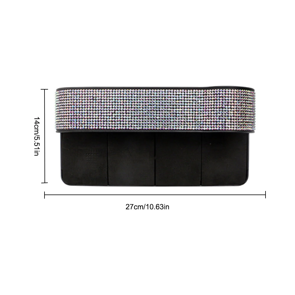 Car Right Side Seat Space Storage Box Pocket Organizer Deep Slots Phone Holder Inlaid Diamonds Car Accessories Fast delivery
Car Right Side Seat Space Storage Box Pocket Organizer Deep Slots Phone Holder Inlaid Diamonds Car Accessories Fast delivery