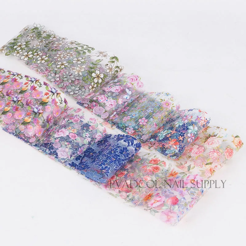 Flower Foil Nail Art Floral Foil Nails Water Transfer Decal Sticker Wraps For Acrylic Designs Decoration Manicure Tool
Flower Foil Nail Art Floral Foil Nails Water Transfer Decal Sticker Wraps For Acrylic Designs Decoration Manicure Tool