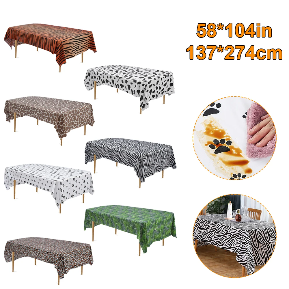 173 x 274 cm Rectangular Satin Tablecloth Animal Theme Tablecloth Cover Wedding Party New Year Banquet Disposable Table Cover
173 x 274 cm Rectangular Satin Tablecloth Animal Theme Tablecloth Cover Wedding Party New Year Banquet Disposable Table Cover