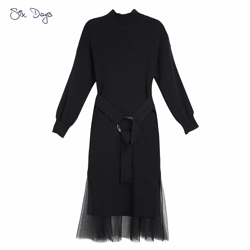 Elegant Long Sleeve Women Dresses Winter Sweater Dress Pink Belt A Line Midi Dress Party Casual Office Lady Vestidos
Elegant Long Sleeve Women Dresses Winter Sweater Dress Pink Belt A Line Midi Dress Party Casual Office Lady Vestidos