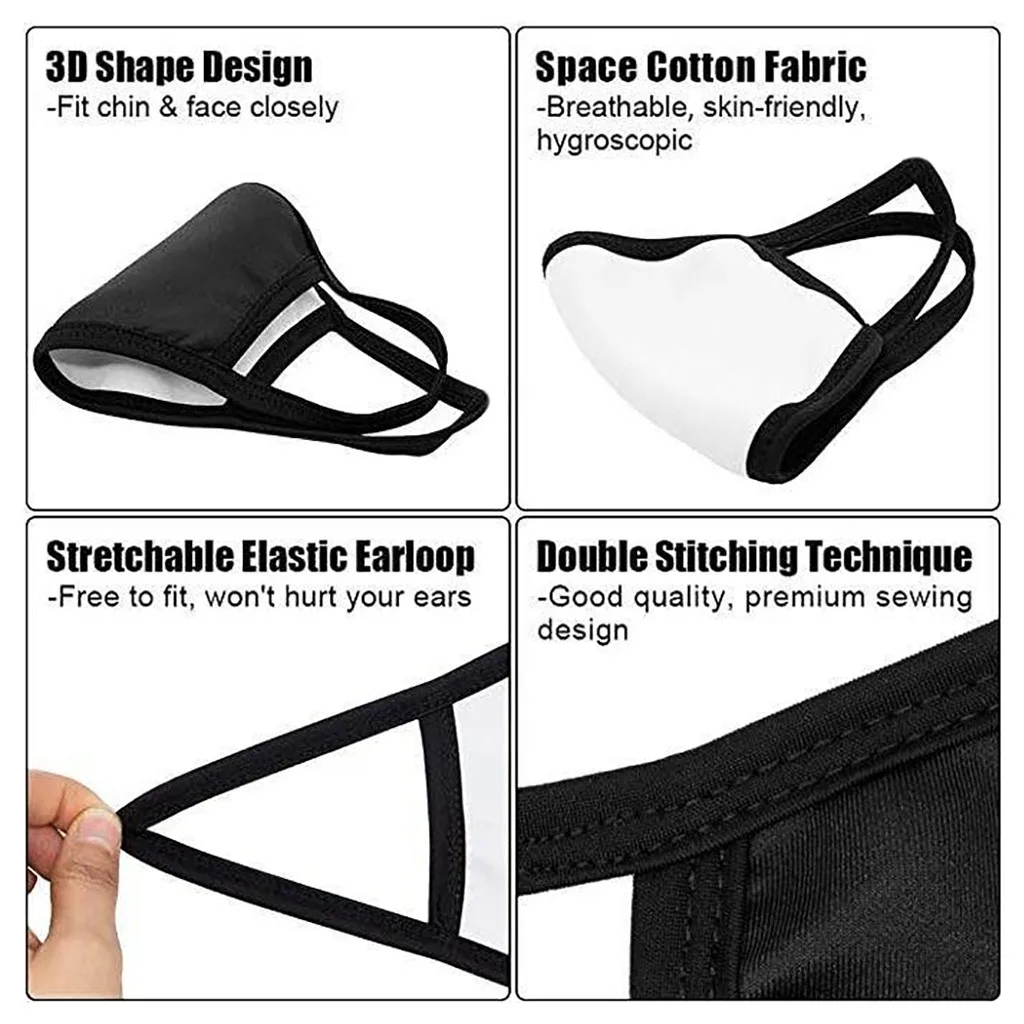5 Pcs Face Mask Breathable Reusable Pm2.5 Windproof Dustproof Foggy Haze Pollution Fog Black Face Mask Adult Face Mask Mascarar
5 Pcs Face Mask Breathable Reusable Pm2.5 Windproof Dustproof Foggy Haze Pollution Fog Black Face Mask Adult Face Mask Mascarar