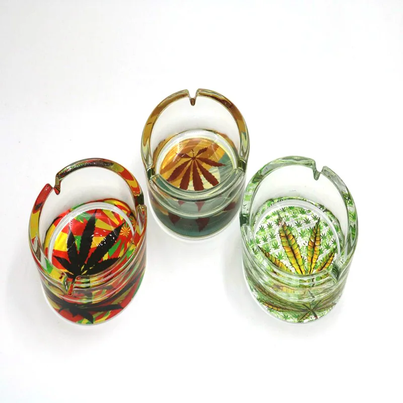 Glass Ashtray 10CM Sticker Pattern Accessories High Quality 6 Colors Shipped Randomly Portable Smoking Set
Glass Ashtray 10CM Sticker Pattern Accessories High Quality 6 Colors Shipped Randomly Portable Smoking Set