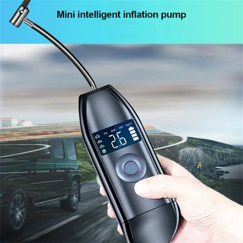 Digital Tire Inflator 12V Car Portable Air Compressor Pump 120 PSI Car Wireless Air Compressor for Auto Car Motorcycles Bicycles
Digital Tire Inflator 12V Car Portable Air Compressor Pump 120 PSI Car Wireless Air Compressor for Auto Car Motorcycles Bicycles