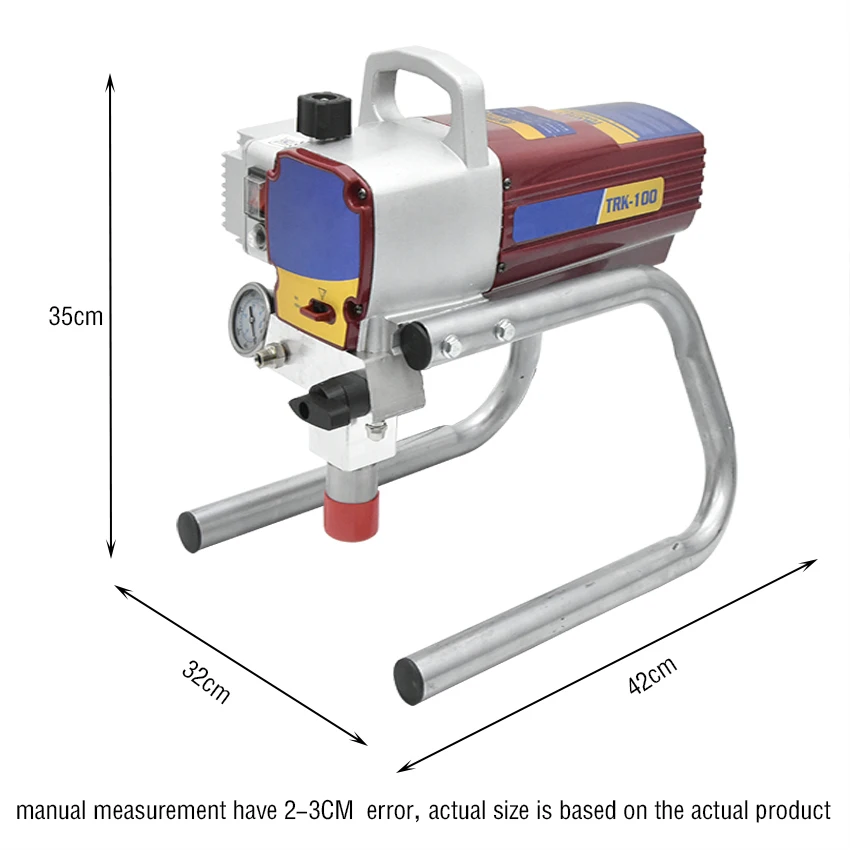 1700W/2200W/3000W High-Pressure Airless Spraying Machine Professional Airless Spray Gun Airless Paint Sprayer Painting Tool 220V
1700W/2200W/3000W High-Pressure Airless Spraying Machine Professional Airless Spray Gun Airless Paint Sprayer Painting Tool 220V