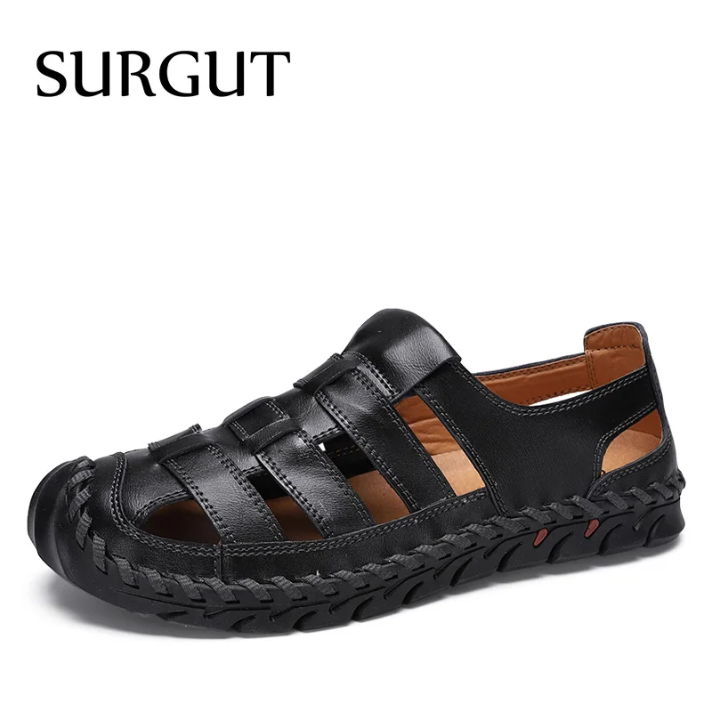 SURGUT New Big Size 48 Men Sandals Summer Classic Men Shoes Slippers Soft Roman Comfortable Outdoor Walking Casual Beach Shoes
SURGUT New Big Size 48 Men Sandals Summer Classic Men Shoes Slippers Soft Roman Comfortable Outdoor Walking Casual Beach Shoes