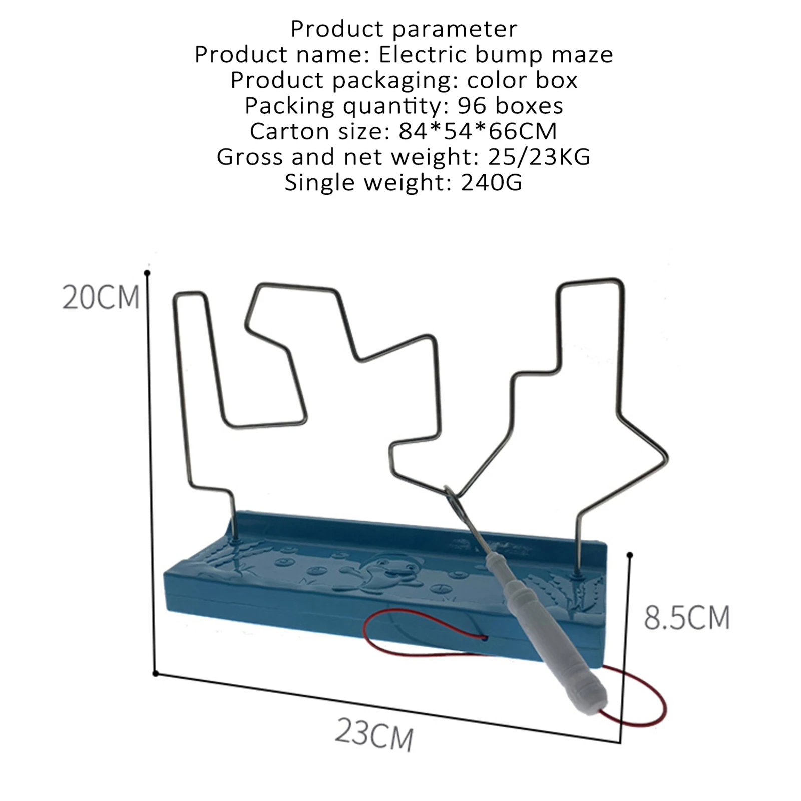 Electric Touch Maze Game Kids Collision Electric Shock Toy Education Party Funny Game Science Experiment Toys For Children Gifts
Electric Touch Maze Game Kids Collision Electric Shock Toy Education Party Funny Game Science Experiment Toys For Children Gifts