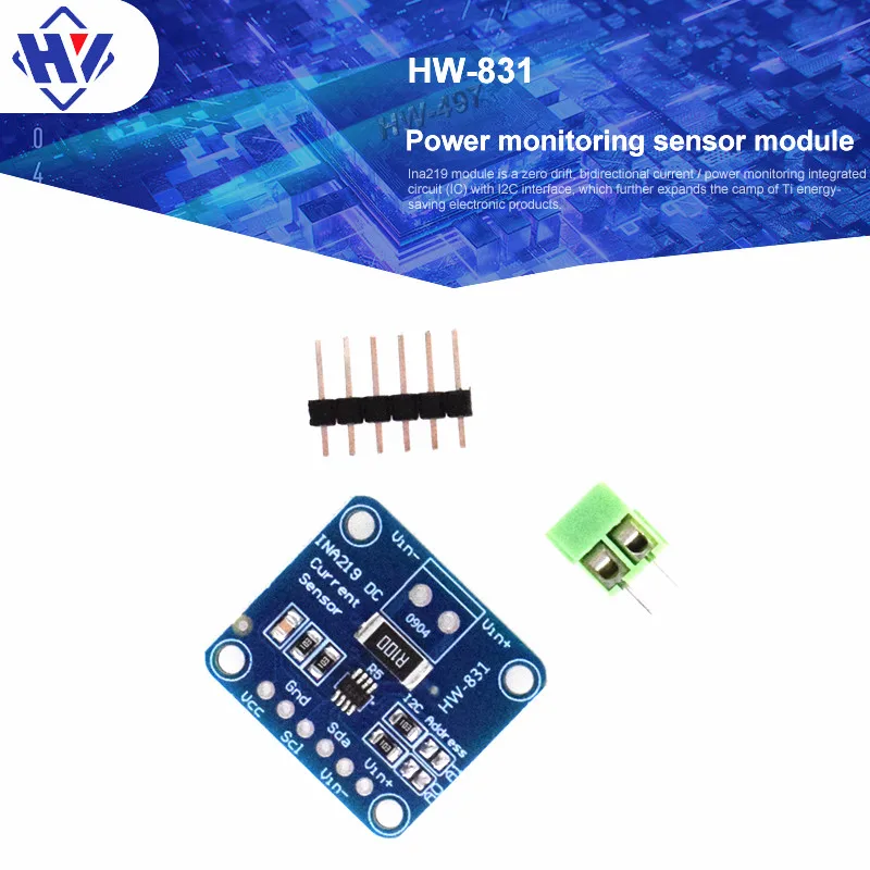 INA219 Two-way Current Supply Monitoring Sensor Module Fire Equipment Touch Temperature and Humidity Sensor Module I2C Interface
INA219 Two-way Current Supply Monitoring Sensor Module Fire Equipment Touch Temperature and Humidity Sensor Module I2C Interface