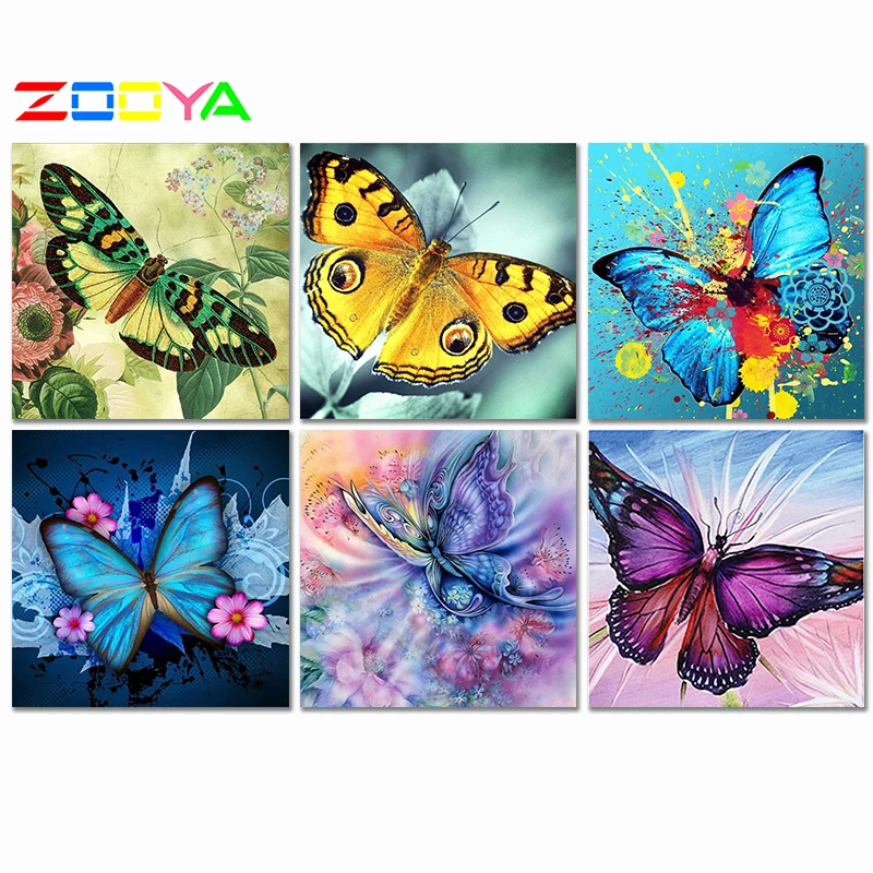 ZOOYA Home Decoration Full Square 5D DIY Diamond Painting Butterfly Diamond Embroidery Cross Stitch Picture Of Rhinestones ZW044
ZOOYA Home Decoration Full Square 5D DIY Diamond Painting Butterfly Diamond Embroidery Cross Stitch Picture Of Rhinestones ZW044