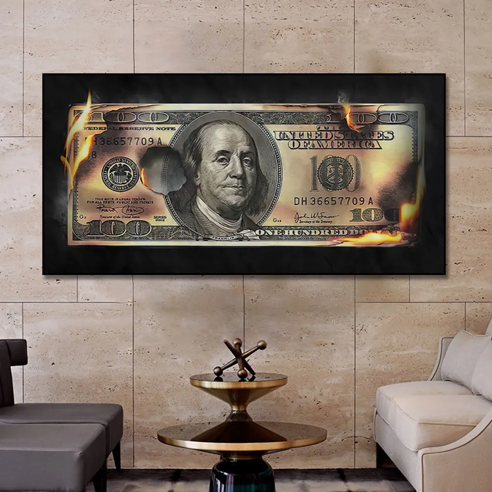 Wall Art Gold Modern Popular Colorful Hundred Money Canvas Painting Quadro Street Art Abstract Poster Wall Picture Home Decor
Wall Art Gold Modern Popular Colorful Hundred Money Canvas Painting Quadro Street Art Abstract Poster Wall Picture Home Decor