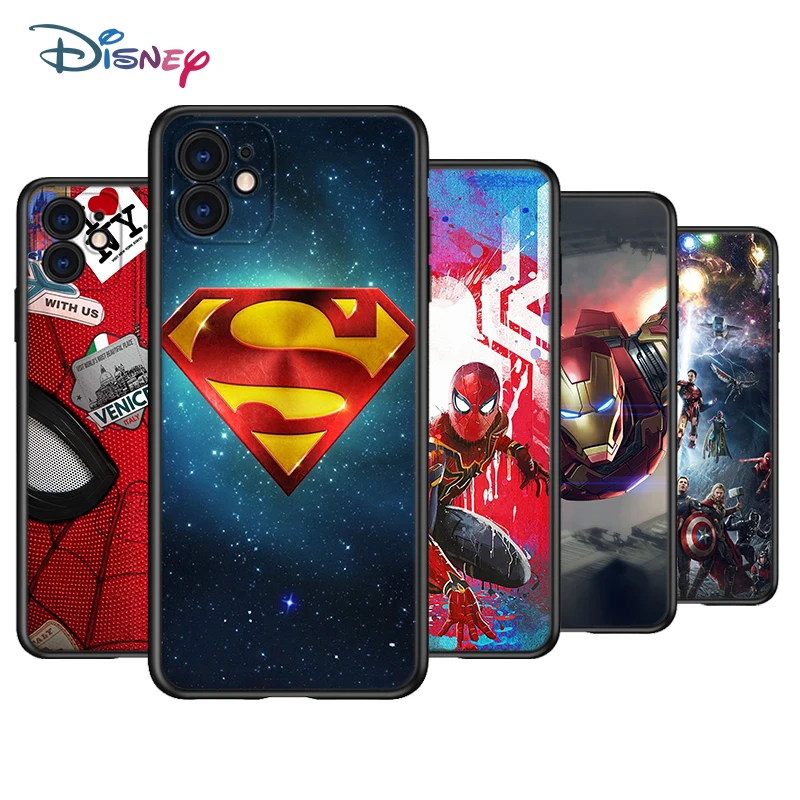 Avenger Marvel Superhero Silicone Black Cover For Apple iPhone 13 12 Mini 11 Pro XS MAX XR X 8 7 6S 6 Plus SE Phone Case
Avenger Marvel Superhero Silicone Black Cover For Apple iPhone 13 12 Mini 11 Pro XS MAX XR X 8 7 6S 6 Plus SE Phone Case