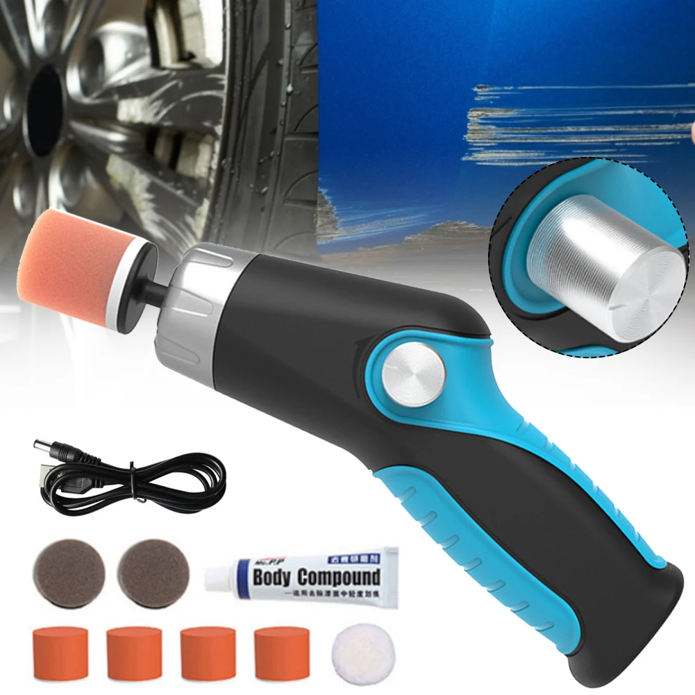 60W Mini Electric Buffer Polisher 8500RPM Variable Speed Car Polishing Machine with Polishing Pads for Car Polishing Grinding
60W Mini Electric Buffer Polisher 8500RPM Variable Speed Car Polishing Machine with Polishing Pads for Car Polishing Grinding