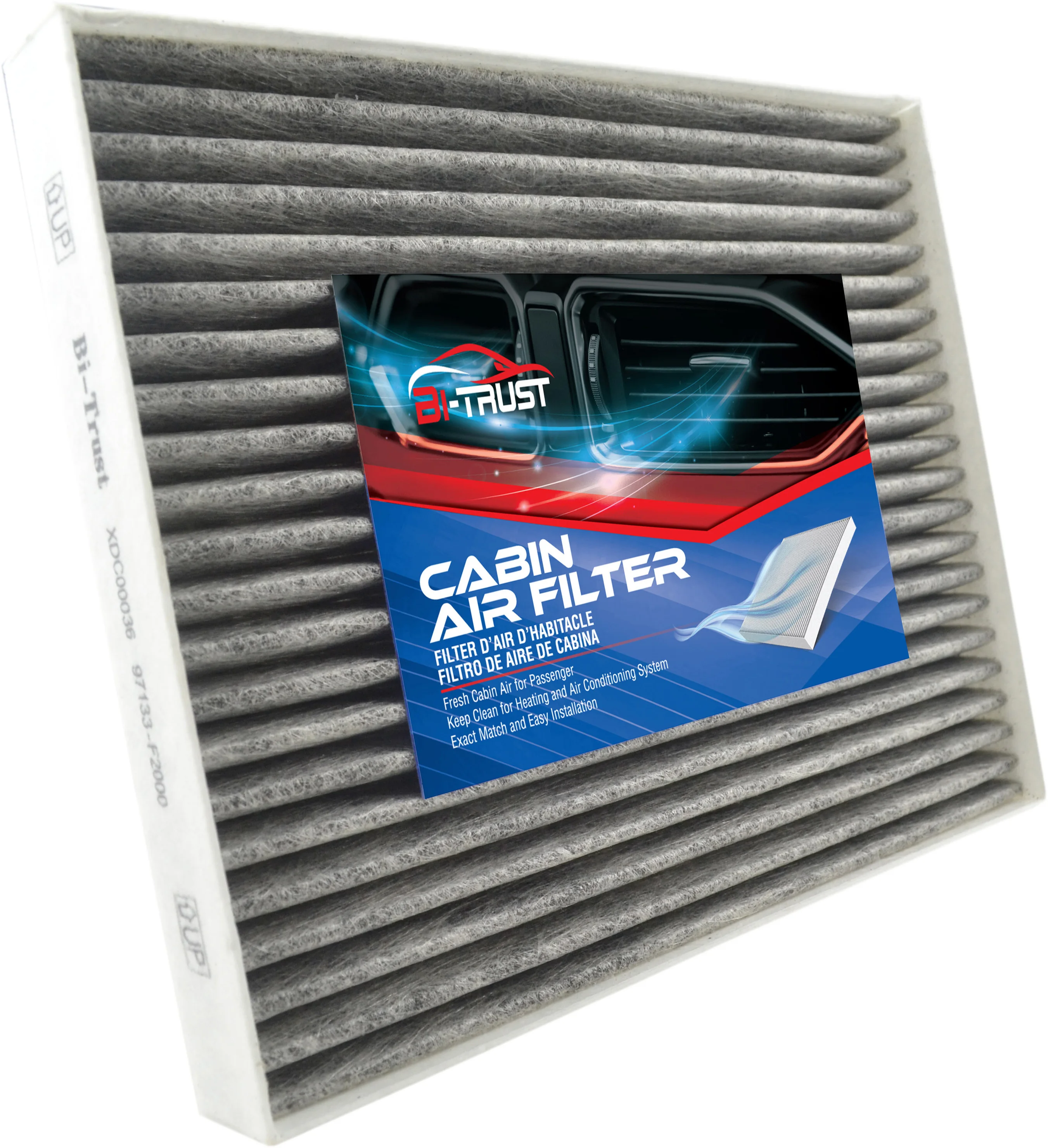 Bi-Trust Replacement for Hyundai Accent 2018-2020/Elantra 2017-2020/Kia Forte 2019-2020 Cabin Air Filter Activated Carbon
Bi-Trust Replacement for Hyundai Accent 2018-2020/Elantra 2017-2020/Kia Forte 2019-2020 Cabin Air Filter Activated Carbon