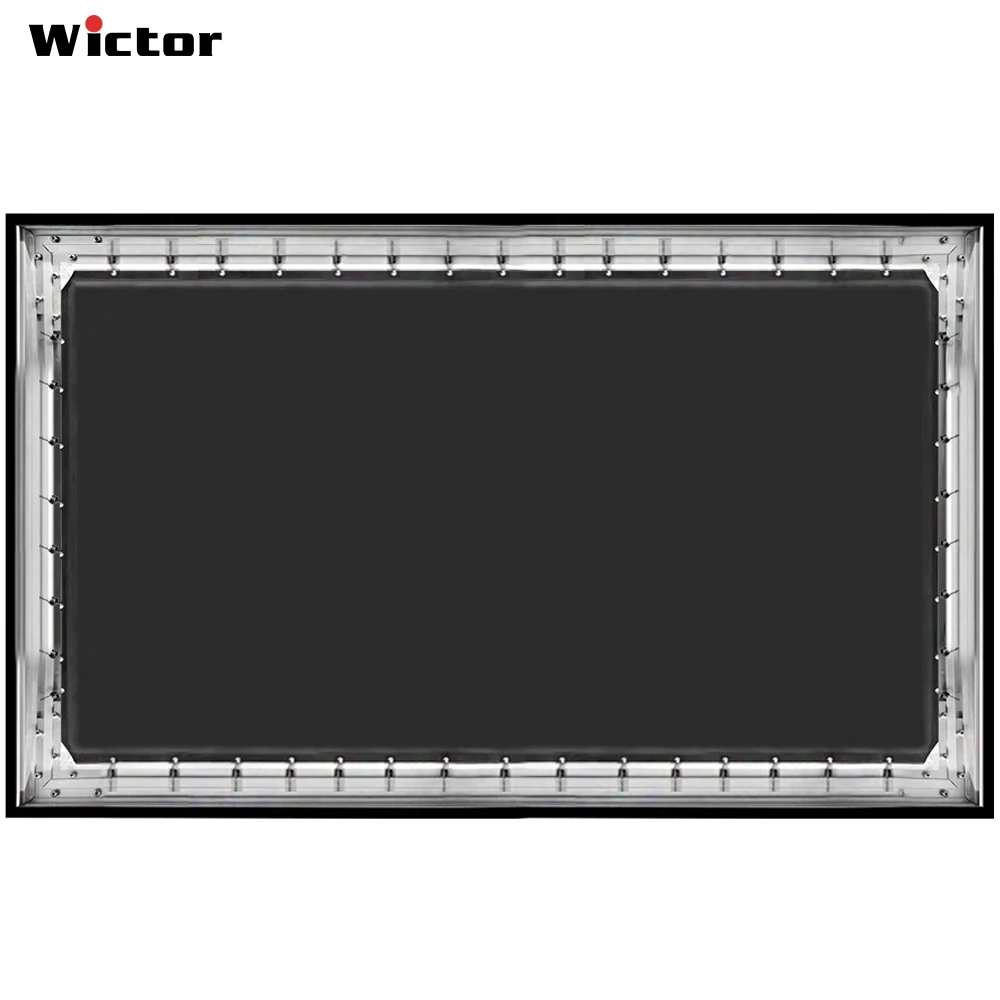 WICTOR 120-inch 16:9 4K Fixed Frame Acoustic Transparent projection screen Woven Acoustic Transparent home theatre system
WICTOR 120-inch 16:9 4K Fixed Frame Acoustic Transparent projection screen Woven Acoustic Transparent home theatre system