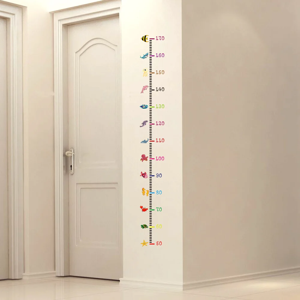 Height Measurement Wall Stickers Underwater Animal Pattern Children's Growth Chart Children's Bedroom Cartoon Mural Art Decal
Height Measurement Wall Stickers Underwater Animal Pattern Children's Growth Chart Children's Bedroom Cartoon Mural Art Decal