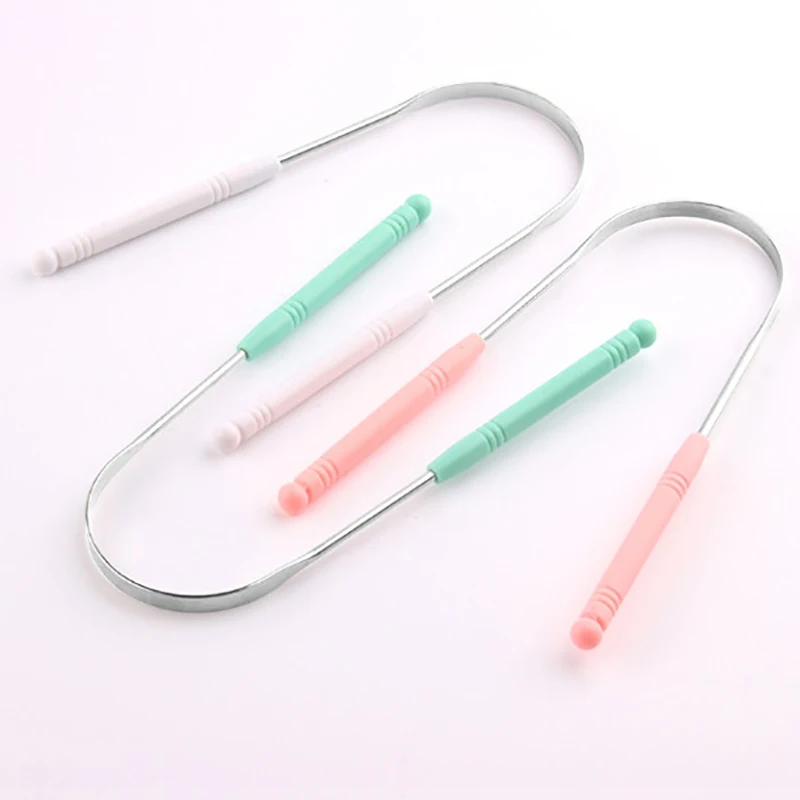 Tongue Scraper Stainless Steel Oral Tongue Cleaner Brush Fresh Breath Cleaning Coated Tongue Toothbrush Oral Hygiene Care Tools
Tongue Scraper Stainless Steel Oral Tongue Cleaner Brush Fresh Breath Cleaning Coated Tongue Toothbrush Oral Hygiene Care Tools