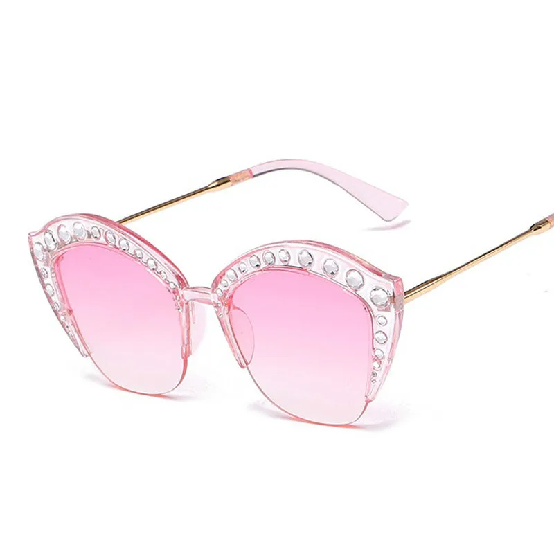 New 2021 Fashion Brand Cat Eye Pink Sunglasses Woman Shades Mirror Female Rhinestone Sun Glasses For Female Coating Gafas UV400
New 2021 Fashion Brand Cat Eye Pink Sunglasses Woman Shades Mirror Female Rhinestone Sun Glasses For Female Coating Gafas UV400