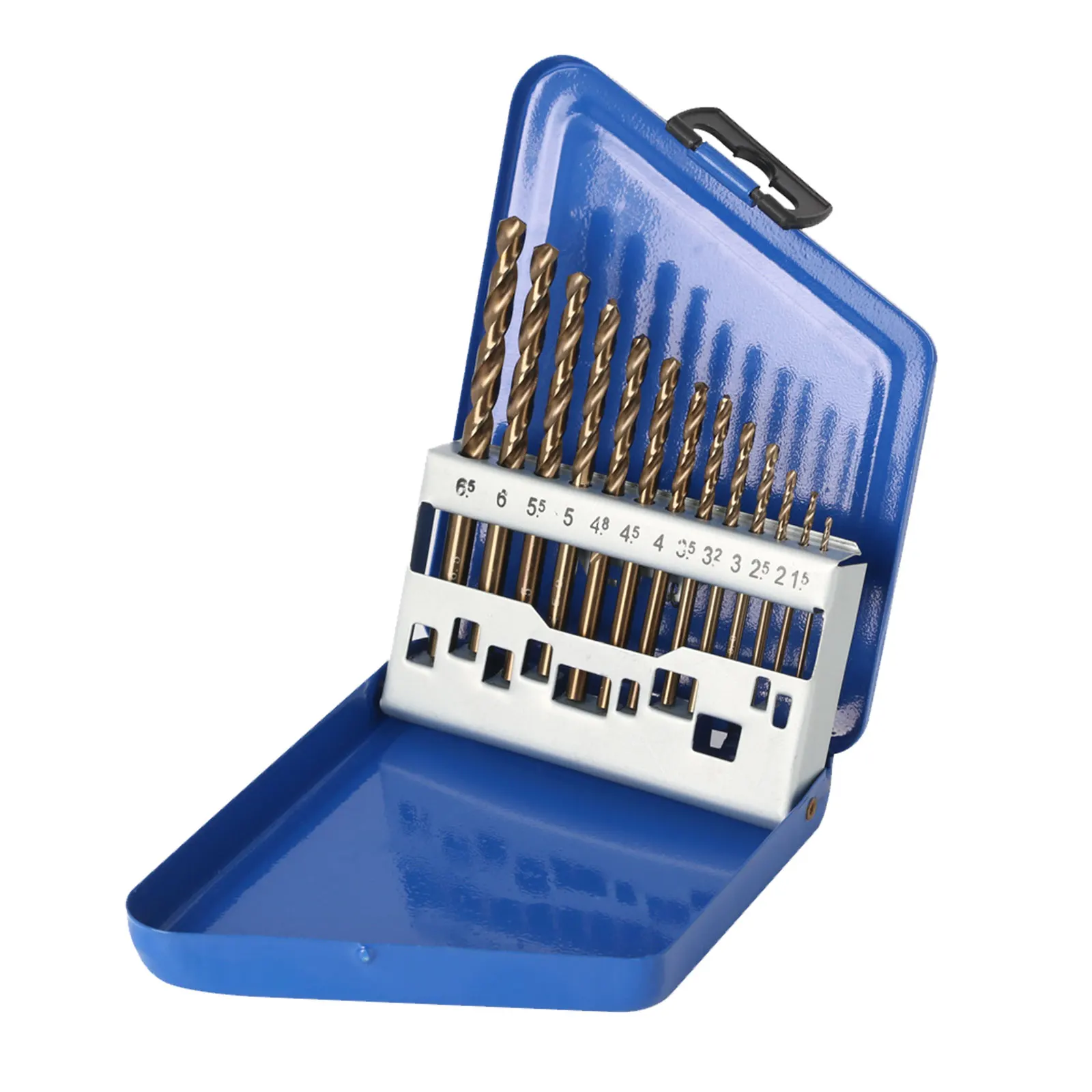 13pcs Drill Bits Set 1.5mm-6.5mm Round Shank Tungsten Steel Drilling Bits For Aluminum Alloy Steel Copper Iron Twist Drill
13pcs Drill Bits Set 1.5mm-6.5mm Round Shank Tungsten Steel Drilling Bits For Aluminum Alloy Steel Copper Iron Twist Drill