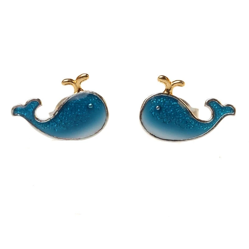 Cute Little Blue Whale Earrings Marine Animal Earrings for Women Girl Party Wedding Jewelry Gift boucle doreille
Cute Little Blue Whale Earrings Marine Animal Earrings for Women Girl Party Wedding Jewelry Gift boucle doreille