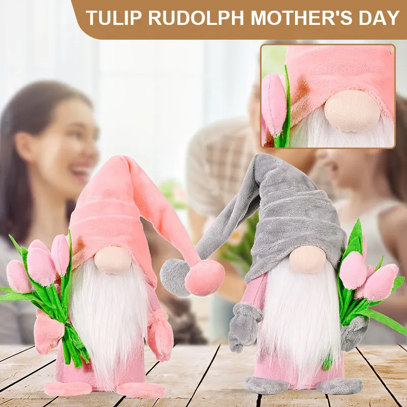 Tulip Gnome Doll with Cloth Material for Her Living Room Study Decoration Suitable for Mother's Day Valentine's Day HK3
Tulip Gnome Doll with Cloth Material for Her Living Room Study Decoration Suitable for Mother's Day Valentine's Day HK3