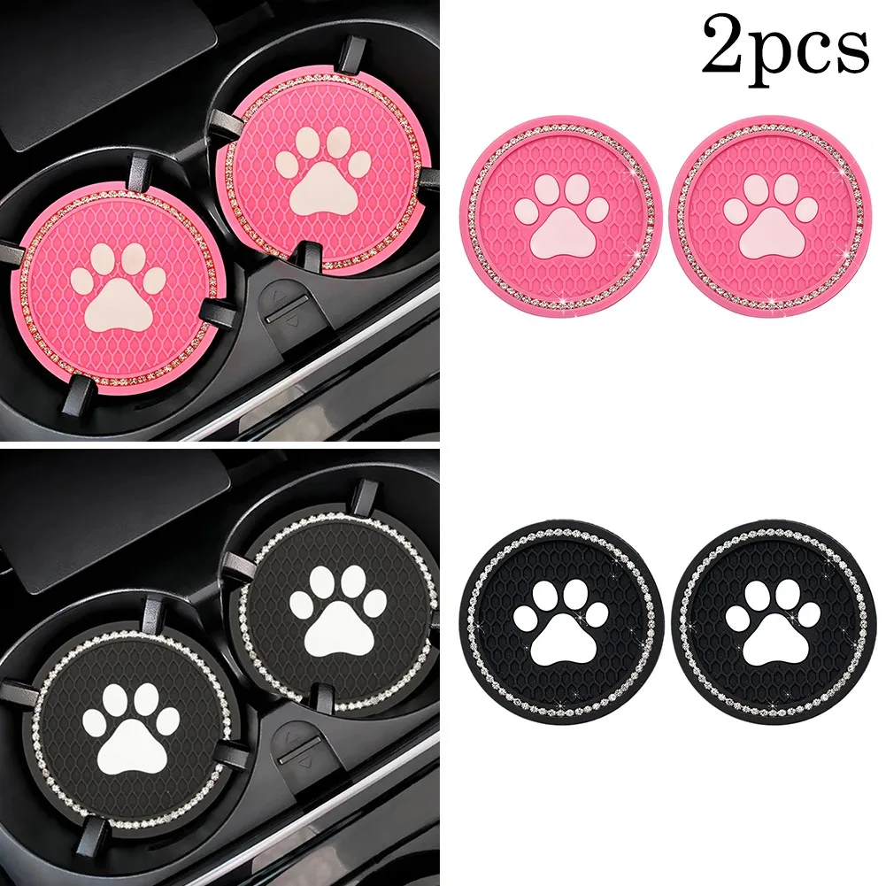 2 Pcs 7cm Car Coasters Pad Cup Holde Rhinestone Cup Holder Inserted In Coaster Internal Fitting Silicone Interior Accessories
2 Pcs 7cm Car Coasters Pad Cup Holde Rhinestone Cup Holder Inserted In Coaster Internal Fitting Silicone Interior Accessories
