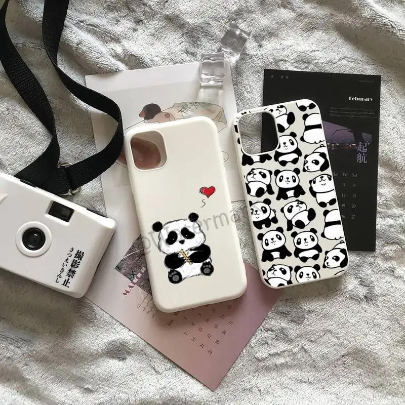 Cute Panda Phone Case For IPhone 12 11 Pro Max Xs Xr X 6 6s 7 8 Plus White Candy Colors Cover
Cute Panda Phone Case For IPhone 12 11 Pro Max Xs Xr X 6 6s 7 8 Plus White Candy Colors Cover
