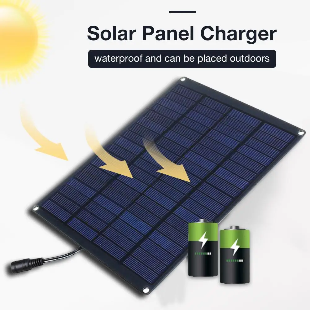 

20W Single Crystal Charging Automotive Flexible Energy Saving Solar Panel For Phone Battery Charger RV Boat Camping 5V USB 2.0