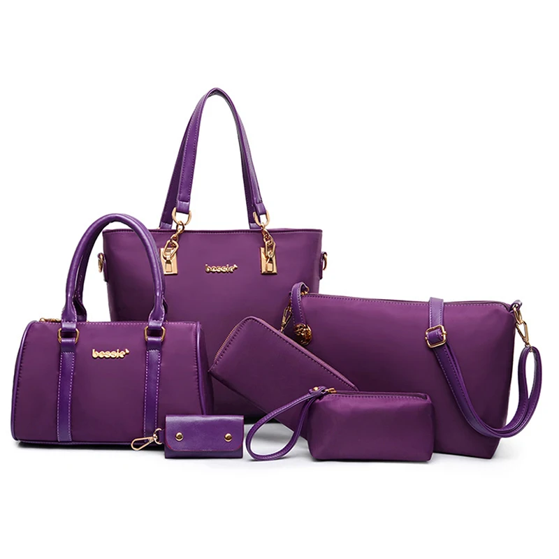 6PCS/SET PU Leather Women Handbags Shoulder Crossbody Bag Purse Wallet Women Envelope Messenger Bags Female Composite Bag
6PCS/SET PU Leather Women Handbags Shoulder Crossbody Bag Purse Wallet Women Envelope Messenger Bags Female Composite Bag