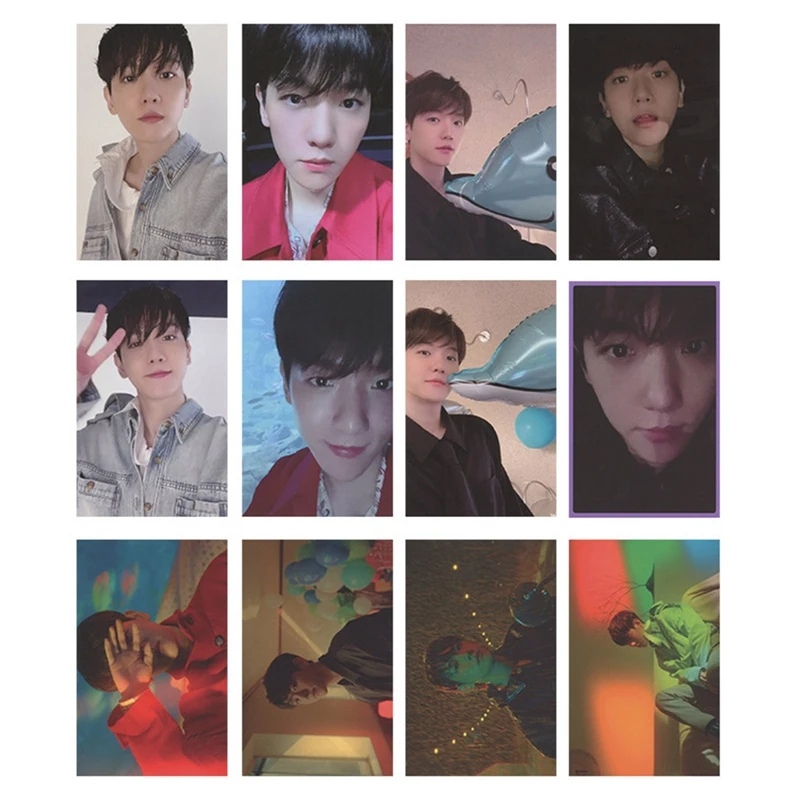 Фотоальбом 12 шт./компл. KPOP EXO BAEKHYUN Бэмби альбом самодельная бумага фотокарточка