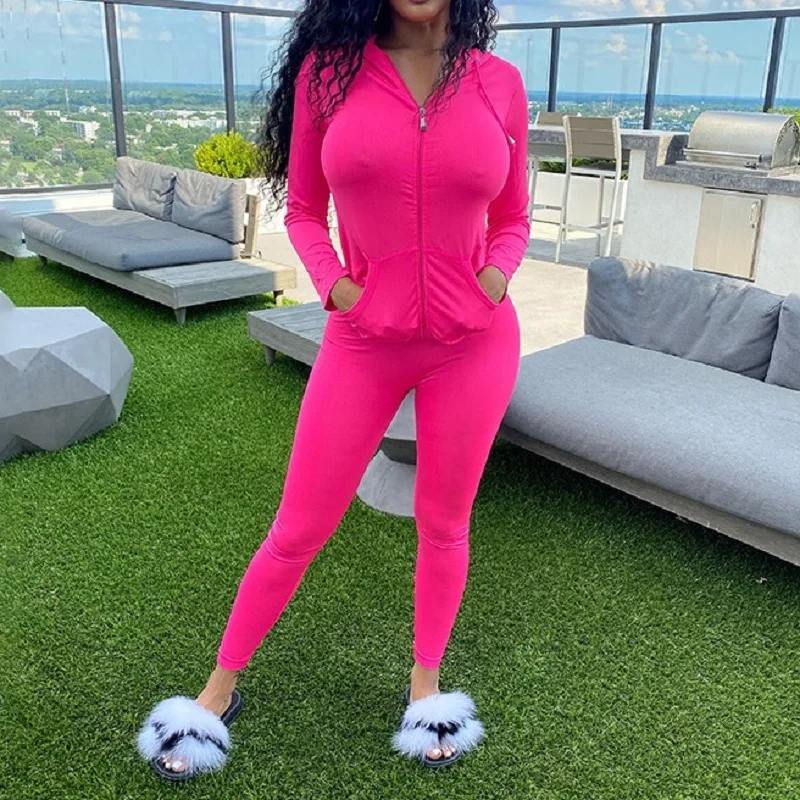 New Spring two piece set women long sleeve hooded zipper pocket sporty Jackets+leggings matching sets workout stretchy outfits
New Spring two piece set women long sleeve hooded zipper pocket sporty Jackets+leggings matching sets workout stretchy outfits
