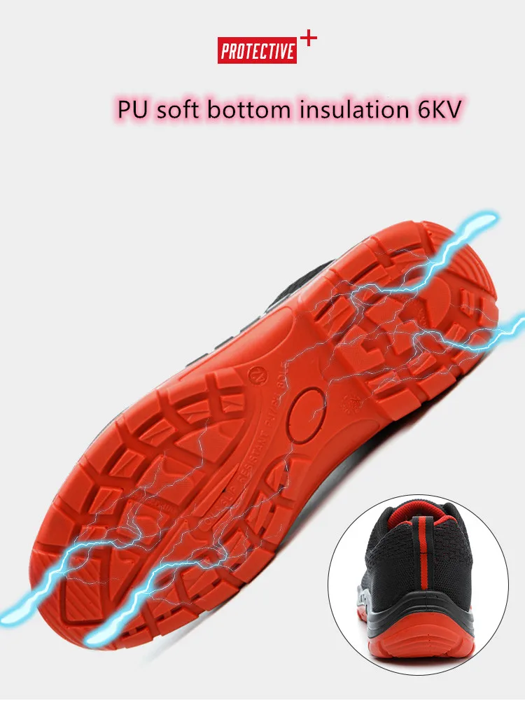 Men's Breathable Steel Toe Cap Safety Shoes Men Outdoor Anti-slip Steel Puncture Proof Construction Boots Work Shoes
Men's Breathable Steel Toe Cap Safety Shoes Men Outdoor Anti-slip Steel Puncture Proof Construction Boots Work Shoes